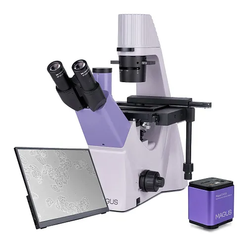 снимка биологичен инвертиран цифров микроскоп MAGUS Bio VD300 LCD