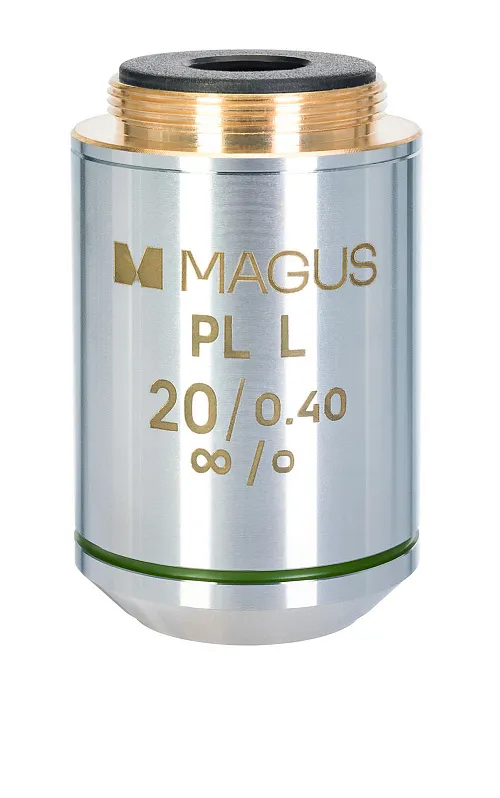 снимка обектив MAGUS 20PLL 20х/0,40 Plan L WD 8,80 mm