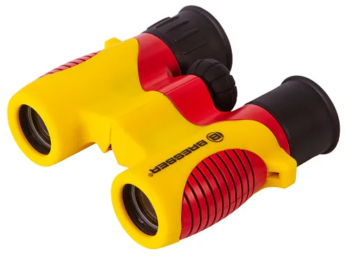 картинка бинокъл за деца Bresser Junior 6x21, жълт