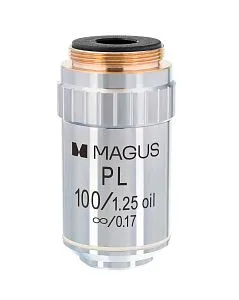 фотография планахроматичен обектив с корекция до безкрайност MAGUS MP100 OIL 100x/1,25 ∞/0,17
