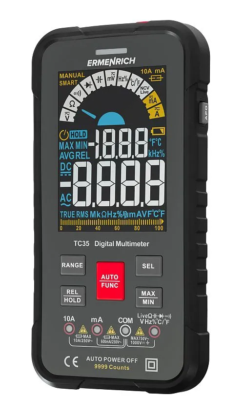 снимка цифров мултиметър Ermenrich Zing TC35