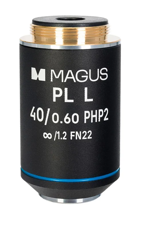 снимка обектив MAGUS 40HP 40х/0,60 Plan L phase PHP2 ∞/1,2 WD 3,5 mm