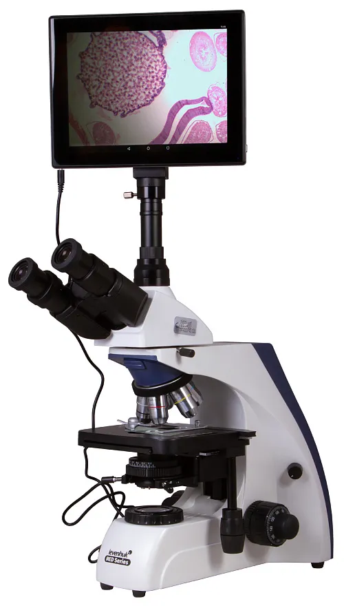 изображение тринокулярен цифров микроскоп Levenhuk MED D30T LCD