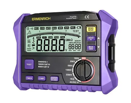 фотография тестер на изолацията Ermenrich Ping ET50,  1