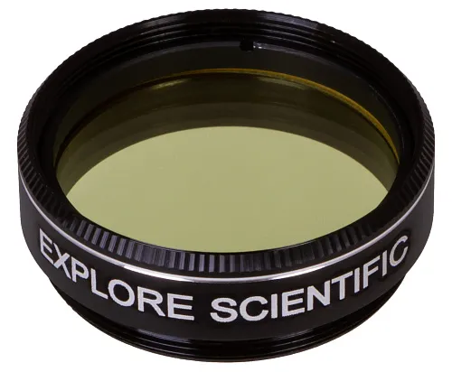 снимка светложълт филтър Explore Scientific N8 1,25",  1
