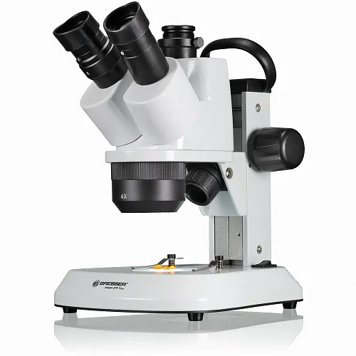 изображение тринокулярен стереомикроскоп Bresser Analyth STR Trino 10x - 40x,  1