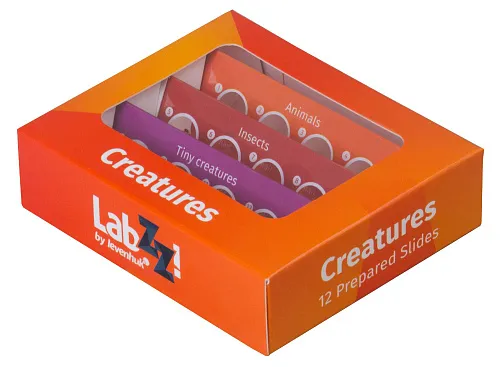 фотография комплект подготвени проби от живи същества Levenhuk LabZZ C12
