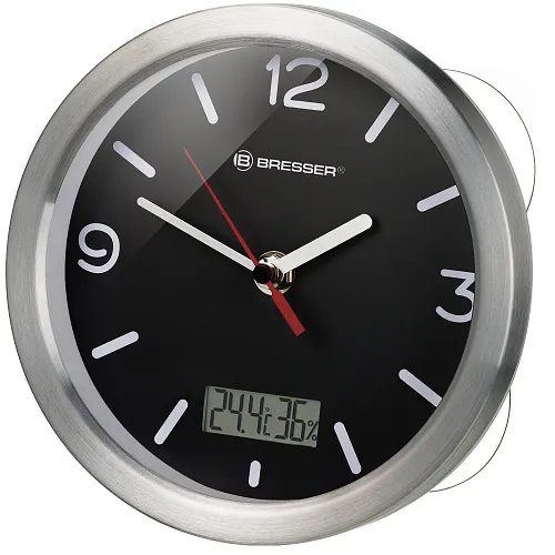 изображение часовник за баня Bresser MyTime Bath, черен,  1