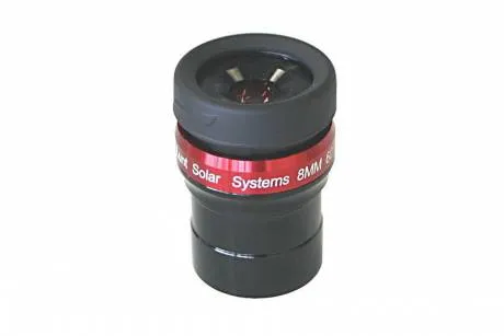картина oкуляр с плоско поле LUNT LS8E H-alpha 60° 8 mm 1,25”,  1