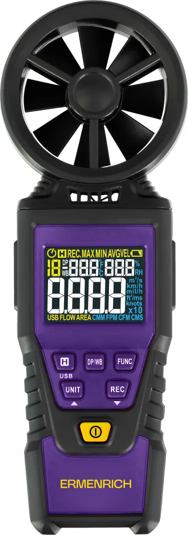 изображение цифров анемометър Ermenrich Seek DN30,  1