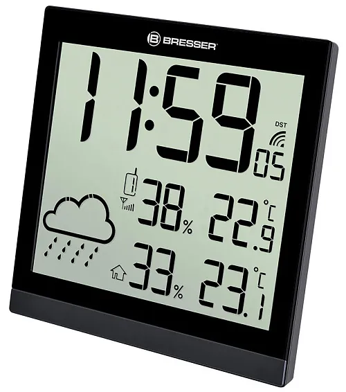 изображение mетеорологична станция Bresser TemeoTrend JC LCD RC, черна