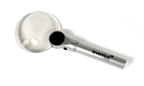 фотография лупа Levenhuk Zeno 400 LED, 2/4x, 88/21 mm, метал,  1