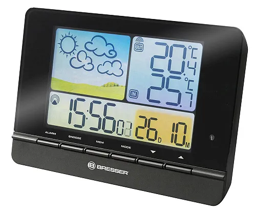 фотография цветна метеорологична станция Bresser MeteoTrend,  1