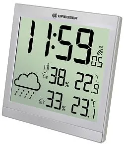изображение mетеорологична станция Bresser TemeoTrend JC LCD RC, сребриста