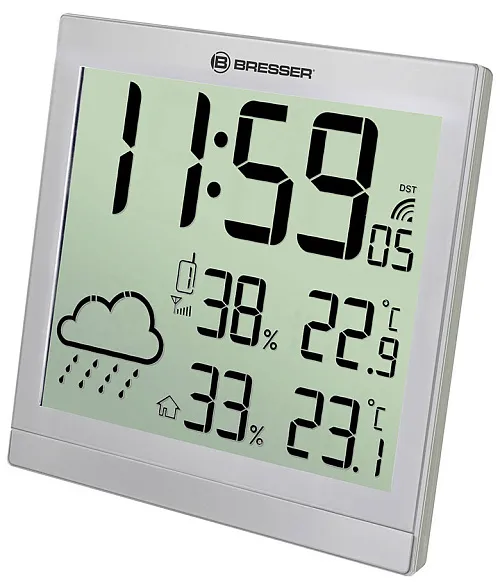 изображение mетеорологична станция Bresser TemeoTrend JC LCD RC, сребриста