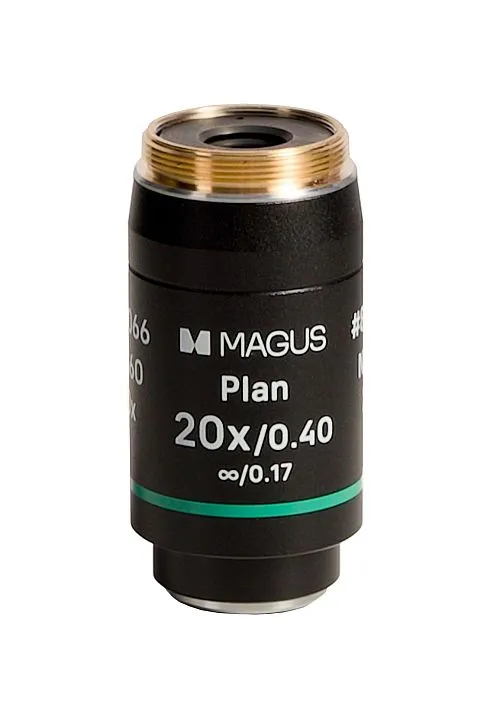 фотография обектив MAGUS 20PL60 Plan 20х/0,40 ∞/0,17 H 60 mm,  1