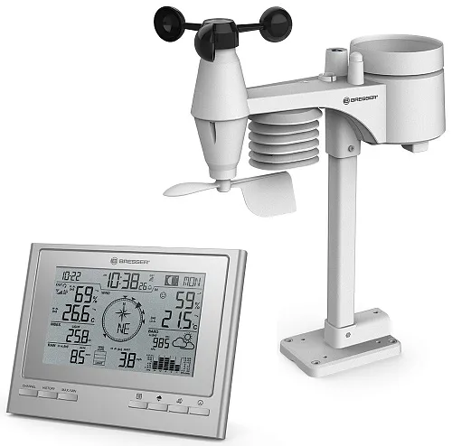 картинка метеорологичната станция Bresser RC 7-в-1, сребриста,  1