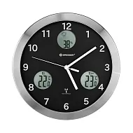 изображение стенен часовник Bresser MyTime io 30 см, черен
