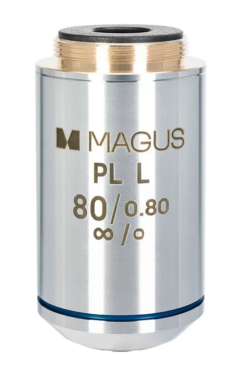 снимка обектив MAGUS 80PLL 80х/0,80 Plan L WD 1,25 mm