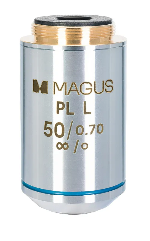 картинка обектив MAGUS 50PLL 50х/0,70 Plan L WD 3,68 mm