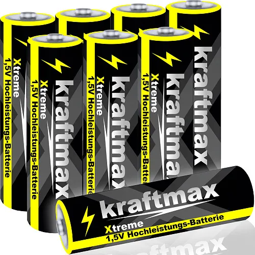 изображение батерия Kraftmax AA LR6, алкална, 1,5 V (1 бр.),  1