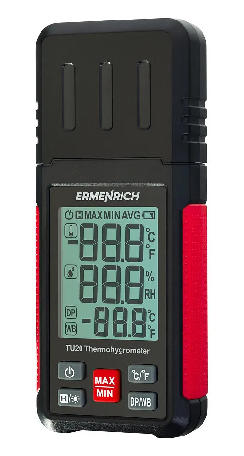 картина термохигрометър Ermenrich Wett TU20