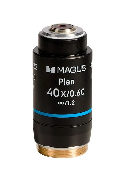 снимка обектив MAGUS 40PL60V Plan 40х/0,60 ∞/1,2 H 60 mm,  1