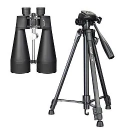 картина комплект бинокъл Levenhuk Bruno BASE 20x80 и триножник  
