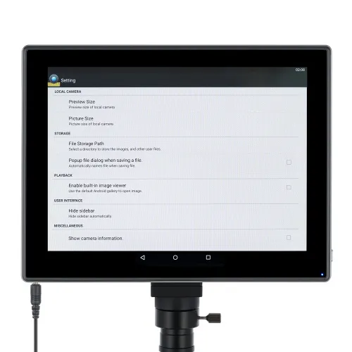 изображение цифров тринокулярен микроскоп Levenhuk MED D45T LCD,  16