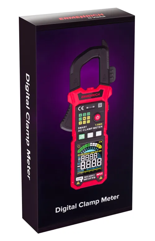 изображение цифрови амперметър клещи Ermenrich Ping MK30,  10