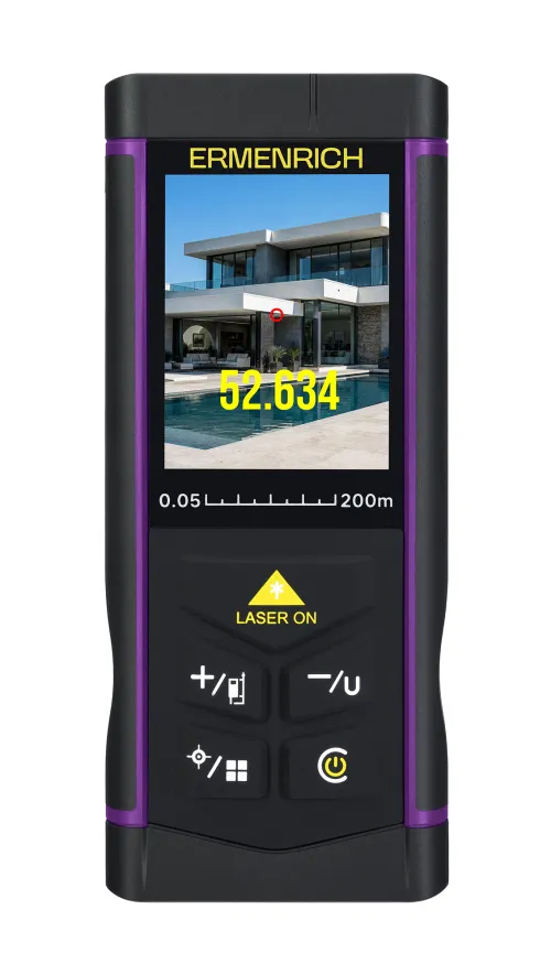 изображение лазерен измерител Ermenrich PRO LR200, с камера,  4