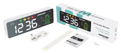 картина монитор за качество на въздуха Levenhuk Wezzer Air MC50,  2