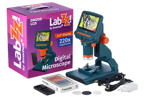 картина цифров микроскоп Levenhuk LabZZ DM200 LCD,  2