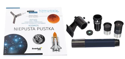 фотография телескоп Levenhuk Discovery Spark 114 EQ с книга,  3