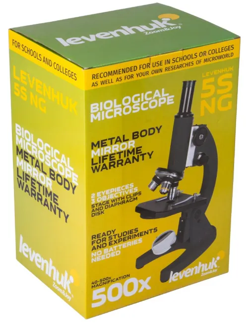 фотография монокулярен микроскоп Levenhuk 5S NG,  12