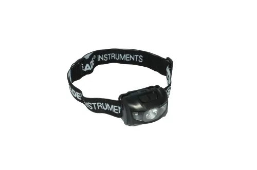 картинка челник с червен и бял светодиод Meade,  2