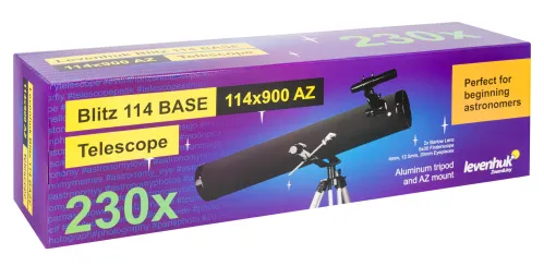 снимка телескоп Levenhuk Blitz 114 BASE,  12
