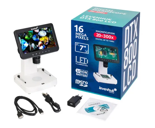снимка цифров микроскоп Levenhuk DTX 800 LCD,  2