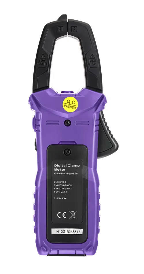 снимка цифрови амперметър клещи Ermenrich Ping MK20,  8