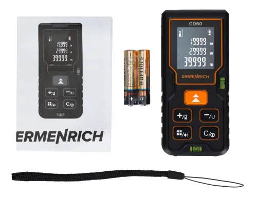 снимка лазерен измерител Ermenrich Reel PLUS GD60,  2