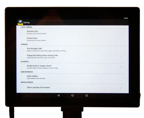 картина цифрова камера за микроскоп Levenhuk MED 5M с течнокристален дисплей 9,4",  6