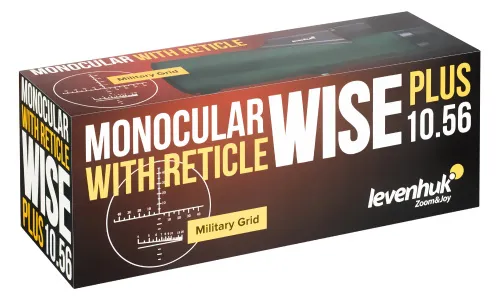 фотография монокъл с решетка Levenhuk Wise PLUS 10x56,  12