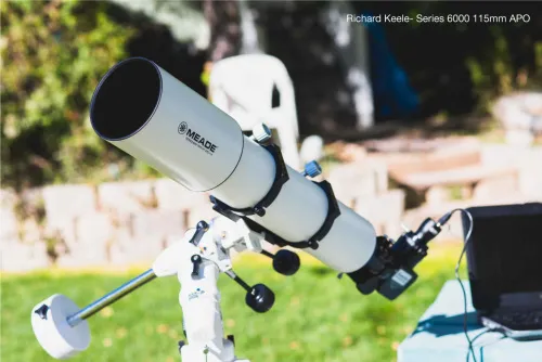 картина рефракторен телескоп Meade серия 6000 115 mm ED Triplet APO OTA,  10
