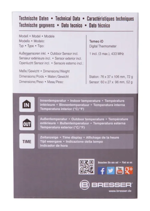 картина метеорологична станция Bresser Temeo,  12