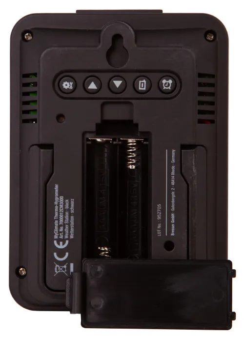 изображение часовник за термо- / хигрометър Bresser MyClimate, бял,  10