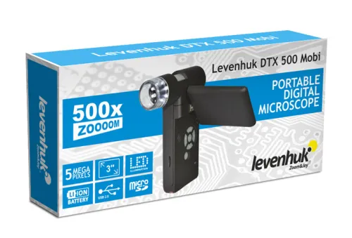 фотография цифров микроскоп Levenhuk DTX 500 Mobi,  10