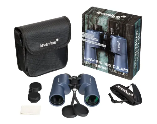картинка бинокъл Levenhuk New Sherman PLUS 12x50,  4