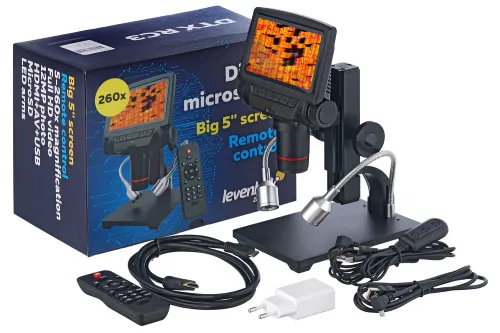 снимка микроскоп с дистанционно управление Levenhuk DTX RC3,  2