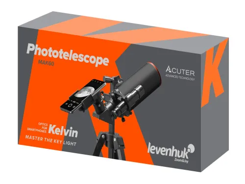 фотография фототелескоп Levenhuk Kelvin MAK60 mini AZ,  12