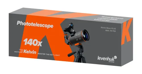 снимка фототелескоп Levenhuk Kelvin Nova PLUS MAK 70/750,  6